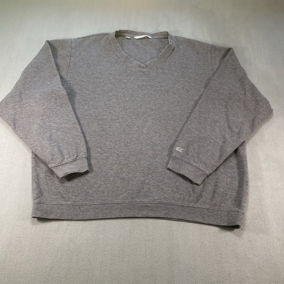 Cutter & Buck Other - Cutter and Buck Mens Pull Over Ribbed Knit Sweater V-Neck Gray XL